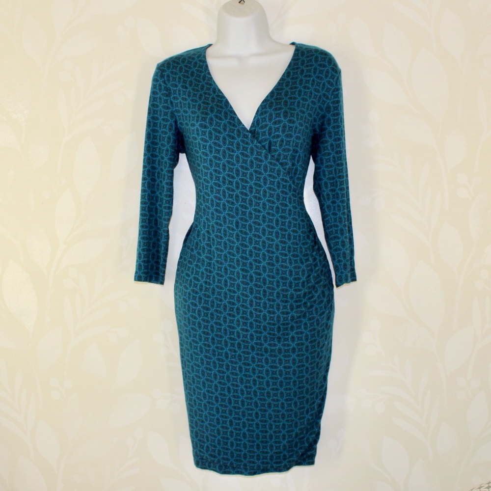 Banana Republic Faux Wrap Dress Sz. M Stretch